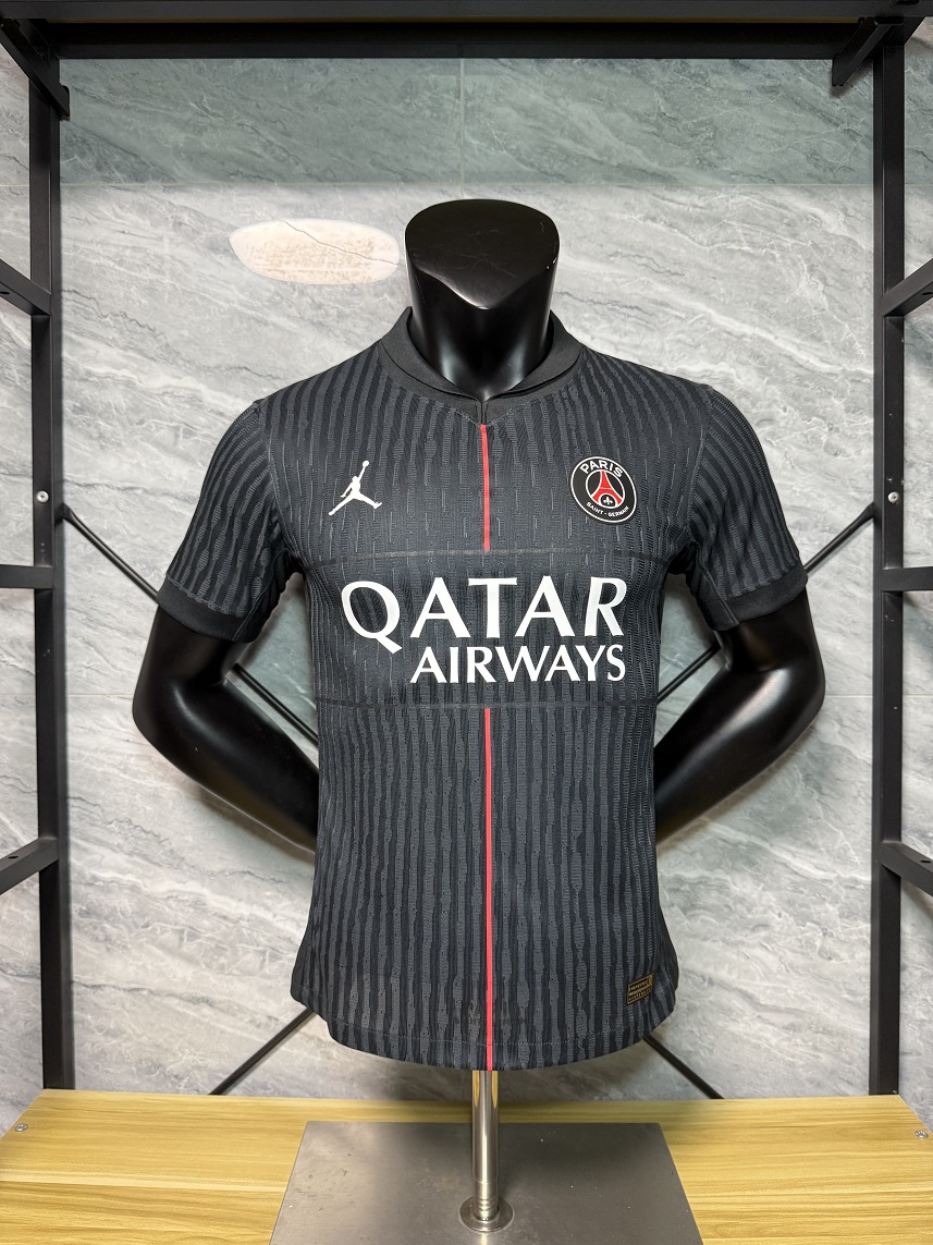 AAA Quality Paris St Germain 25/26 Fourth Black Leaked(Player)